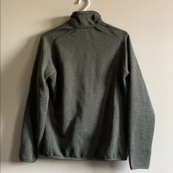 Dark Green (Forest/Sage) Fleece Autumn Jacket - Picture 4 of 7